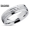 Titanium Wedding Band - Titanium Wedding Ring - Hammered Titanium Ring