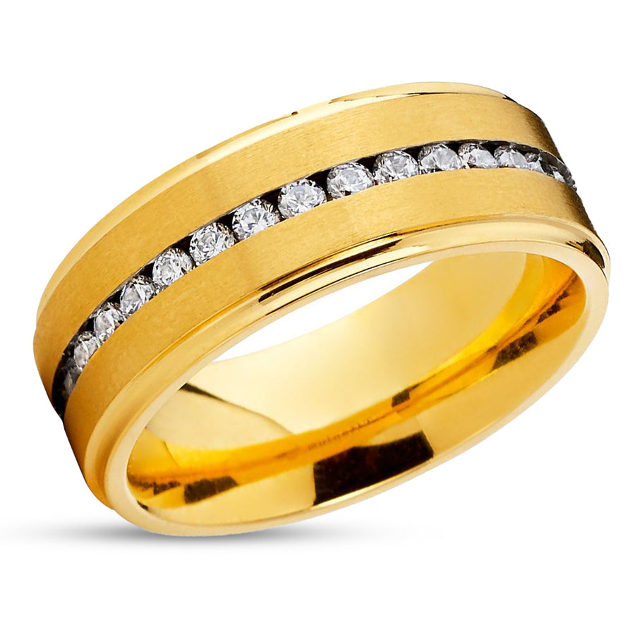 White Gold Wedding Ring for Men Emotion | Messika 08035-WG