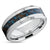 Tungsten Wedding Ring - Carbon Fiber Wedding Ring - Silver Wedding Ring - Tungsten
