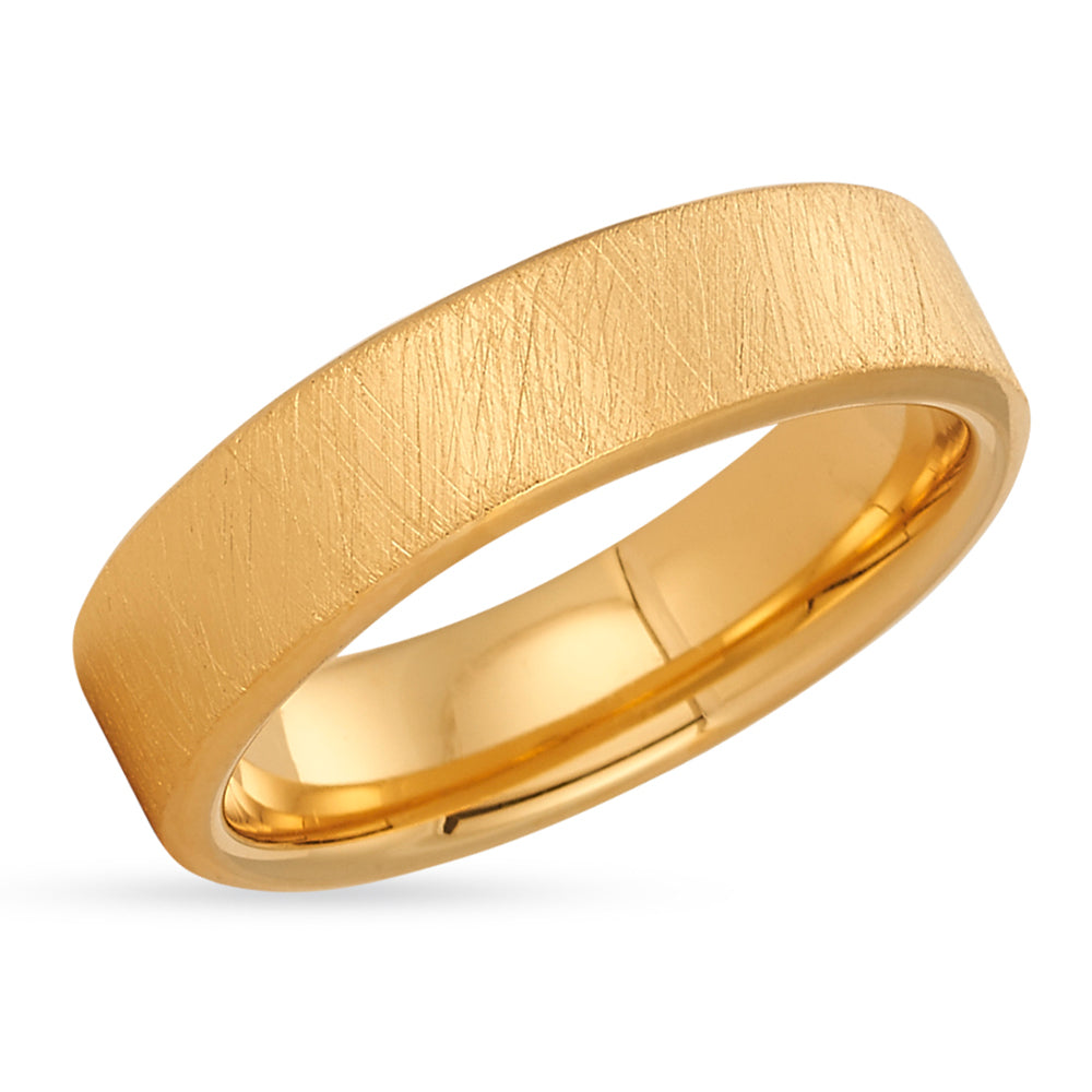 Yellow Gold Wedding Ring - 14k Gold Wedding Ring - Yellow Gold Wedding Band - Man's - Women's