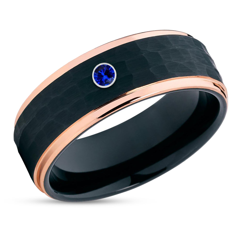 Tungsten ring with sapphire 2025