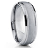 Man's Wedding Ring - Woman's Wedding Ring - Titanium Wedding Band - Tungsten Ring