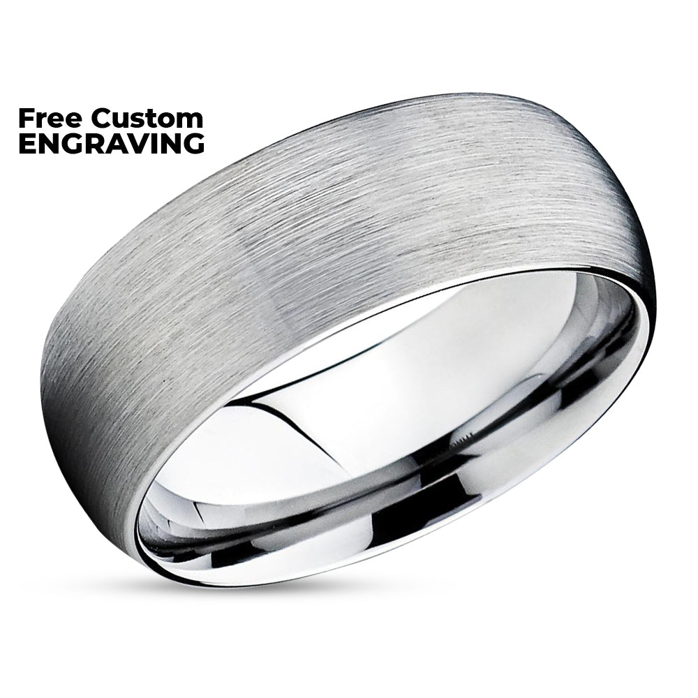 Cobalt Wedding Band - Silver Cobalt Ring - Cobalt Chrome Rings -  Cobalt Ring - Cobalt Wedding Ring