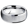 Titanium Wedding Band - Titanium Wedding Ring - Brush Titanium Ring - Clean Casting Jewelry