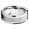 Titanium Wedding Band - Brush - Titanium Wedding Ring - Anniversary Ring - Clean Casting Jewelry