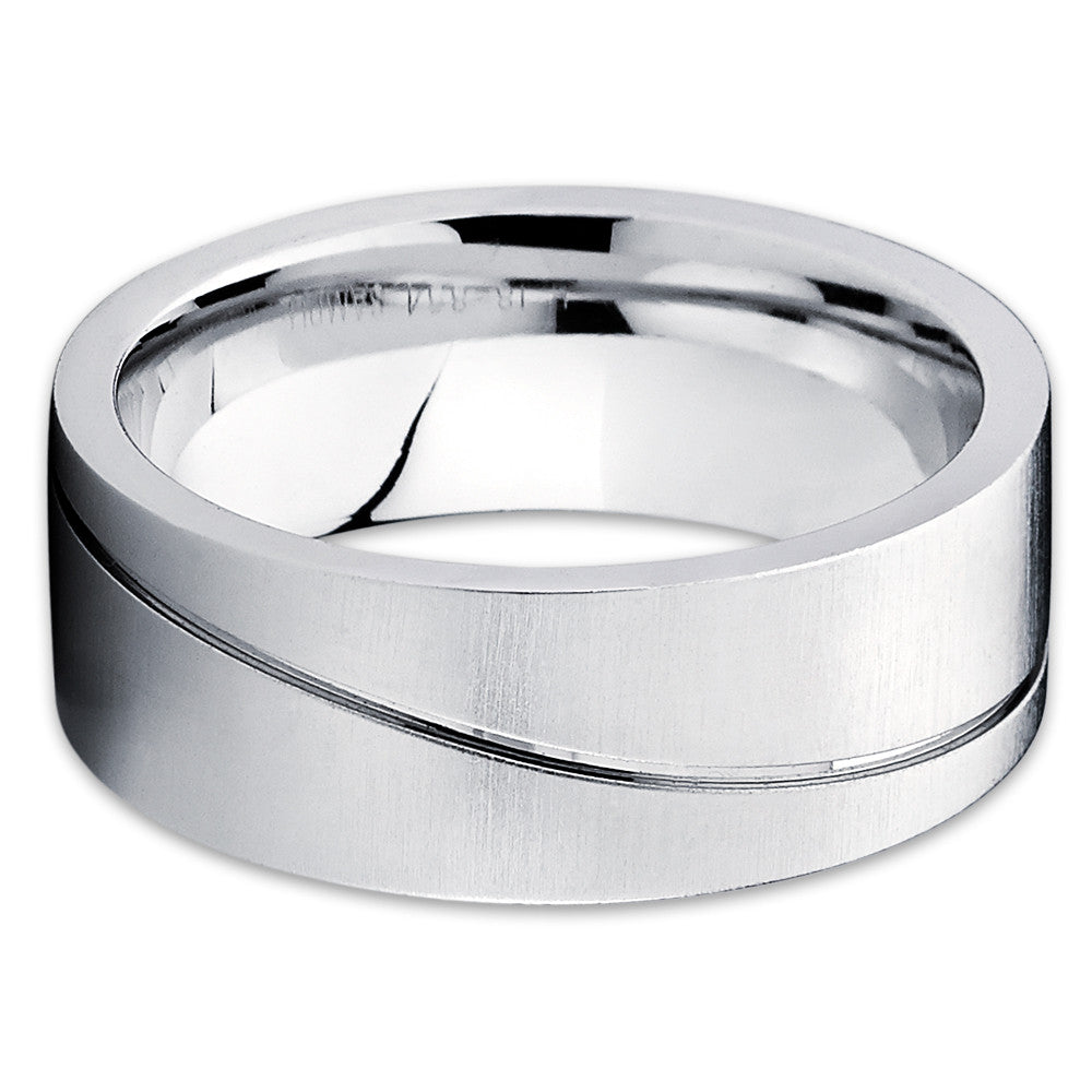 8mm - Titanium Wedding Band - Titanium Wedding Ring - Men's & Women - Clean Casting Jewelry