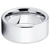 Men's Tungsten Wedding Band - Silver Tungsten Ring - Silver Tungsten Ring - Clean Casting Jewelry