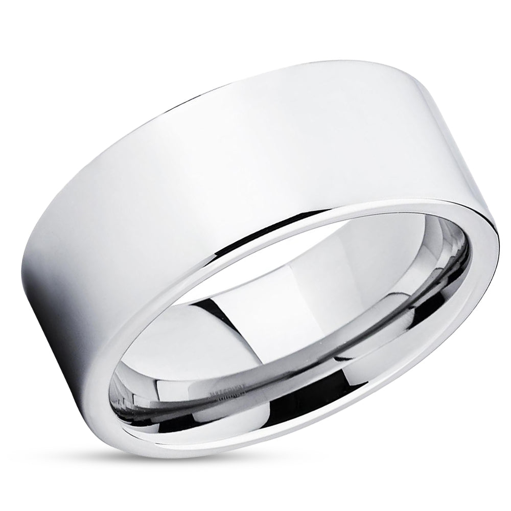 Cobalt Wedding Band Shiny Polish Cobalt Chrome Ring Men s Ring Cobalt Wedding Ring