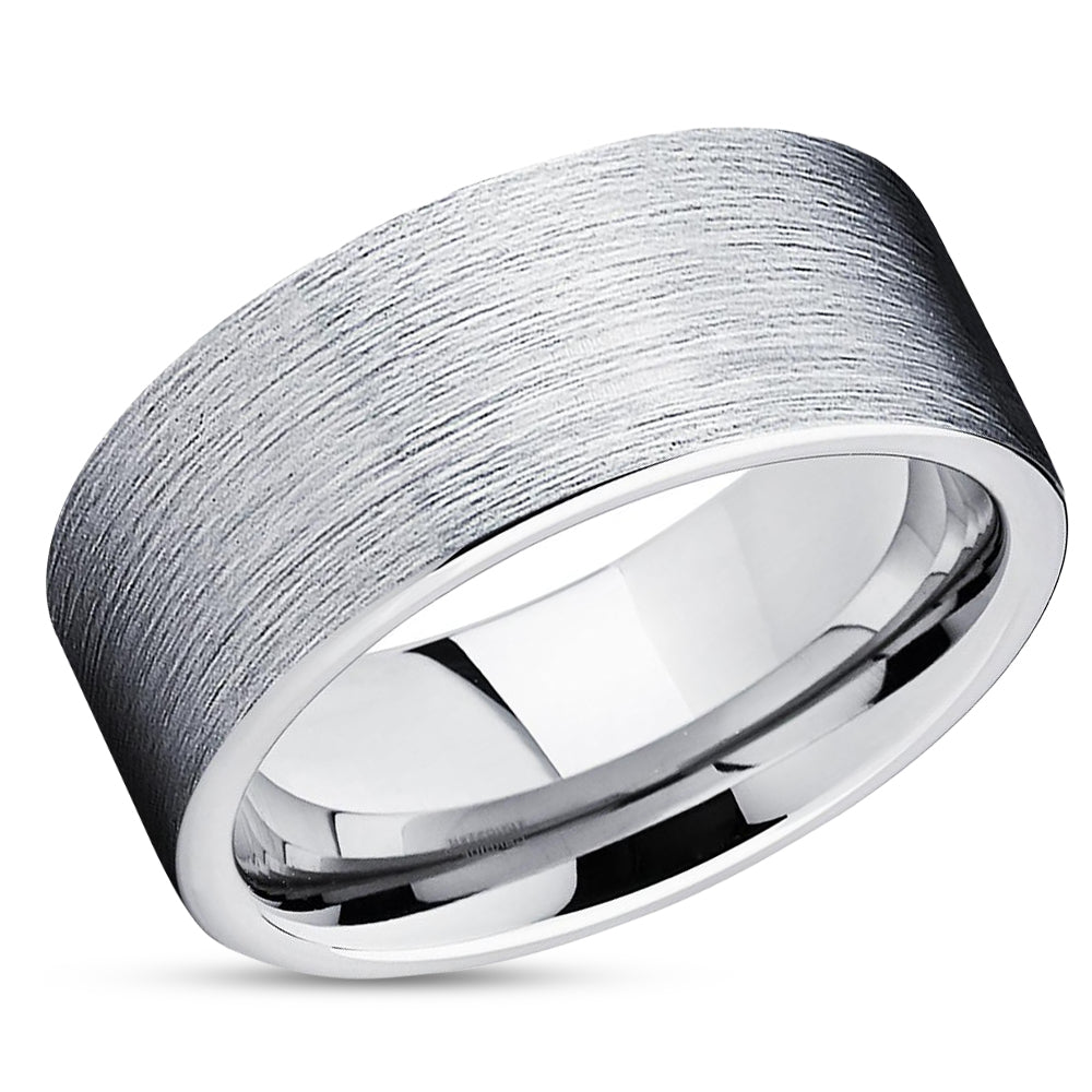 Cobalt Wedding Band Shiny Polish Cobalt Chrome Ring Men s Ring Lucky Love Rings
