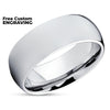 Cobalt Wedding Ring - Cobalt Wedding Band - Silver Wedding Ring - Cobalt Ring