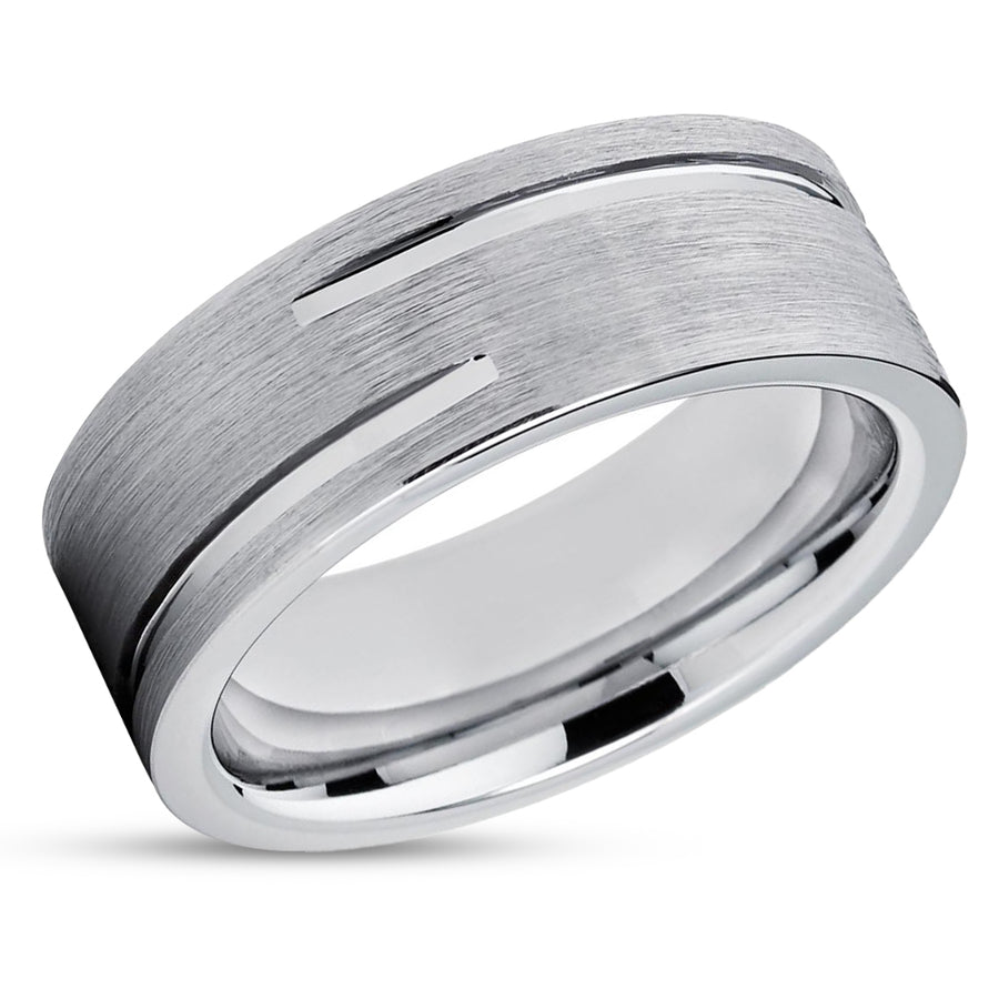 Man's Wedding Ring - Man's Tungsten Ring - Man's Tungsten Band - Wedding Band