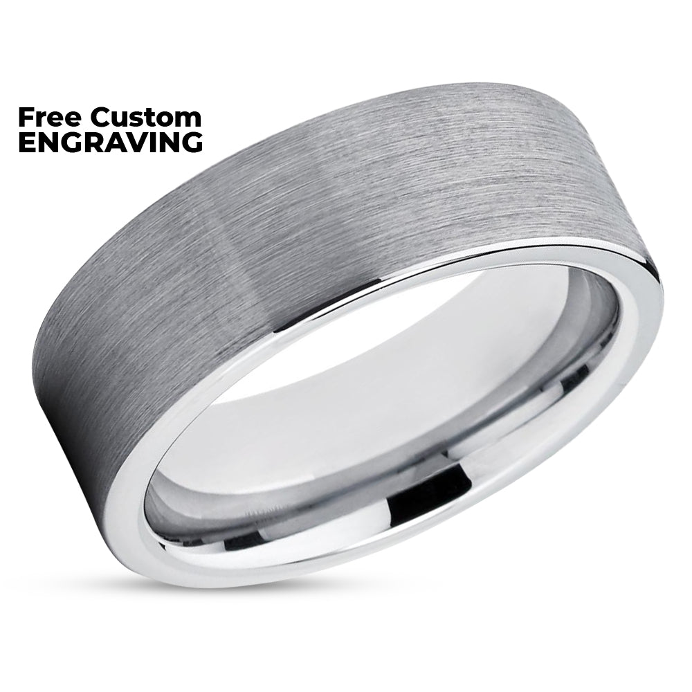 Tungsten Wedding Ring - Tungsten Carbide Ring - Wedding Band - Wedding Ring - Band