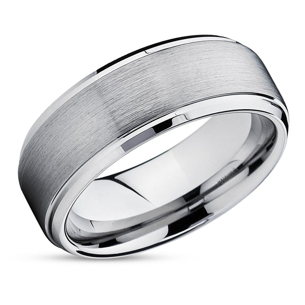 Cobalt Wedding Band Silver Cobalt Ring Cobalt Chrome Ring Wedding Band Wedding Ring
