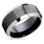 Black Tungsten Wedding Band - Gunmetal - Gray Tungsten Ring - Gunmetal Wedding Ring