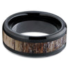10mm - Deer Antler Wedding Band - Deer Antler Ring - Tungsten Ring - Band - Clean Casting Jewelry