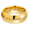 Lord Of The Rings - Tungsten Wedding Band - Lord Of The Rings - Band - Clean Casting Jewelry