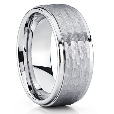 Cobalt Wedding Band - Men's Wedding Band - Cobalt Wedding Ring - Brush - Clean Casting Jewelry