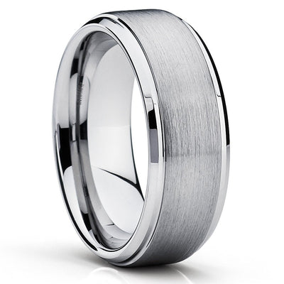 Cobalt Wedding Band - Silver Cobalt Ring - Cobalt Chrome Ring - Wedding Band - Clean Casting Jewelry