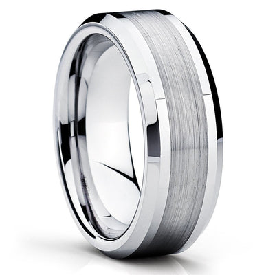 Cobalt Wedding Band - Men's Cobalt Rung - Cobalt Chrome Ring - Beveled - Clean Casting Jewelry