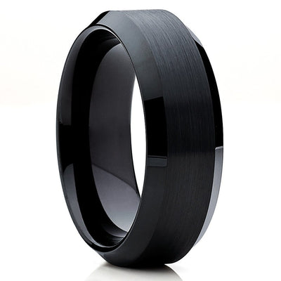 Cobalt Wedding Band - Black Wedding Band - Cobalt Chrome Ring - Cobalt Ring - Clean Casting Jewelry