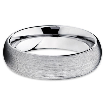 Cobalt Wedding Band - Silver Cobalt Ring - Cobalt Chrome Rings - Brush - Clean Casting Jewelry